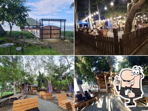 rustic farm resto bar (lakeside bar)|Rustic farm resto bar drone video in 4k .
